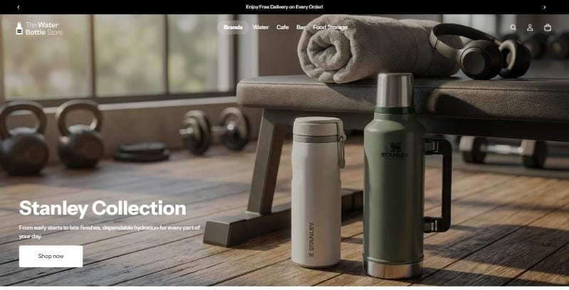 The Water Bottle Store UK storefront