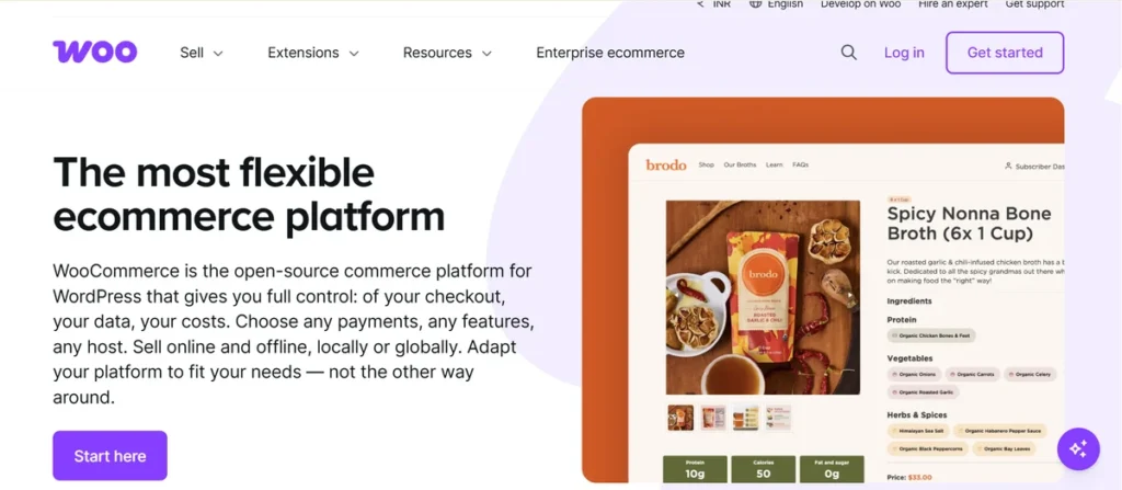 WooCommerce B2B eCommerce platform dashboard for wholesale online store management